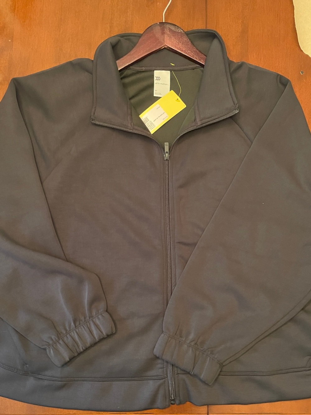 all in motion Women's Charcoal Full-Zip Jacket